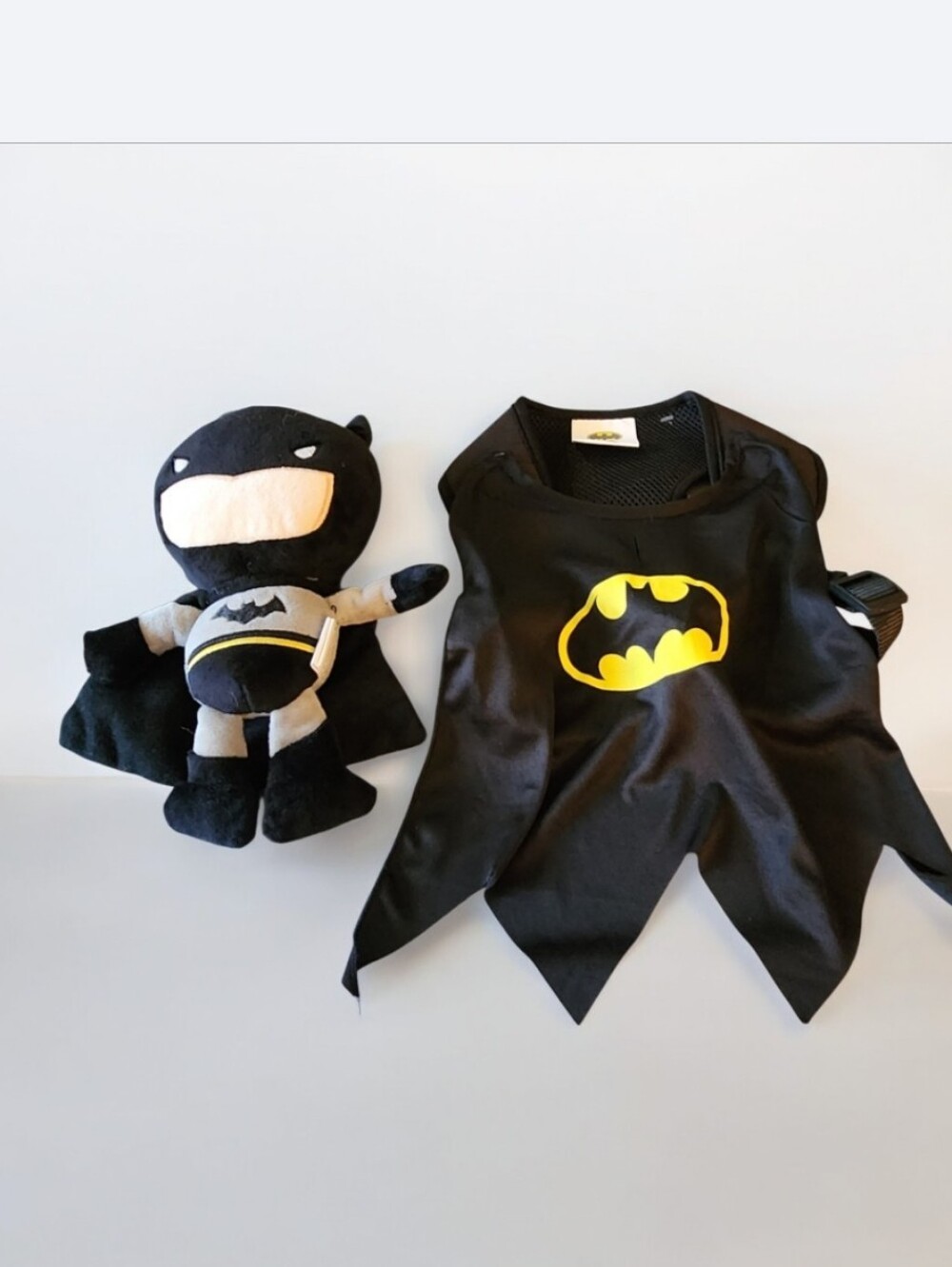Batman Fans ! Dog Harness & Plushie Toy ■ Firm